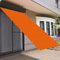 Sonnensegel für Gartenpavillon Sunset Deluxe 2.2 x 7 m Sonnenschutz Netz Uv-Schutz Windschutz Parasol Sonnenschirm Rechteckig inkl Befestigungsseile für Terrasse Garten, Orange