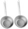KOCKSHION 2pezzi Mestoli Alluminio Per Cucina e Bagno Mestolo Per Portatile Leggero e Pratico Per Versare e Bagnare
