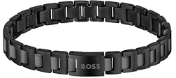 BOSS Jewelry Men's CANDOR JEWELRY Collection Link Bracelet in Stainless Steel – Available in Silver, Gold or Black