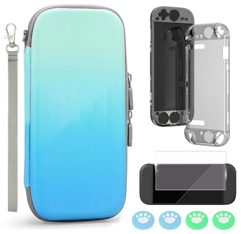 Gaming Protective Deckungsabdeckungen Schocksicherer Speicherfall Controller Skin Screen Protector Präzise Joystick Kappen Für Tragbare NSW2