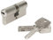 Bricard 15701 Cylindre Astral 2,9 en Laiton Nickelé 10 pistons/2 entrées 30 + 30