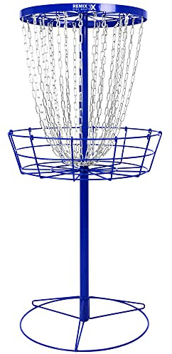 Remix Deluxe Übungskorb für Discgolf, Königsblau