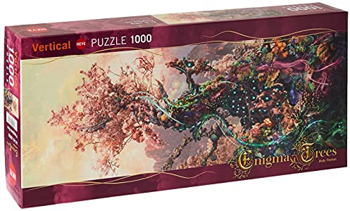 HEYE 29828 Phosphorus Vertical 1000 Teile, Andy Thomas, Enigma Trees, White
