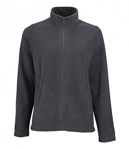 SOLS Damen Norman Fleece Jacke (L) (Anthrazit)
