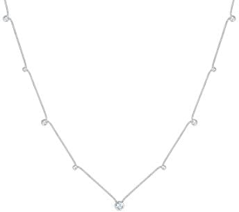 Elli Halskette Damen Solitär Basic mit Kristalle in 925 Sterling Silber