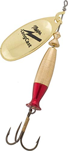 Mepps Cuiller Tournante A Palette Ovale Aglia Long Cast N°4-17G - Or