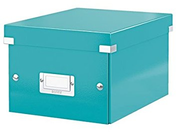 Leitz 6043 Wow Click & Store Kleine Box Metallic - Ice Blue