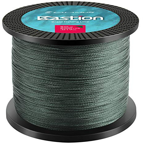 Calamus Bastion Braided Fishing Line, Moss Green, 600 Yds, 20 LB (4 Strands)
