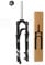 TOMYEUS Fourches de VTT 26/27,5/29 Pouces, Alliage De Magnésium 1-1/8 Tube Droit Fourche À Ressort de Vélo Voyage 120mm (Couleur : A, Size : 26 inch)