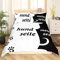 Loussiesd Schwarz und weiß Paar Bettwäsche Set Hund und Meine drucken Bettwäsche 135x200cm Schön Tiere Bettbezug Set Mikrofaser für Kinder Mädchen Jungen Teens Frauen Männer Dekor Romantisches Thema