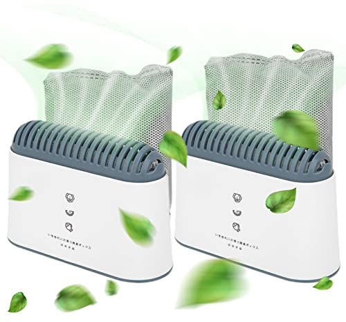 2 Pack deodorante per frigorifero,sacchetto purificatore d'aria a carboni attivi, deodorante naturale per auto, mangia odori per scarpe, borsa da ginnastica, auto, animali domestici, armadio, 2