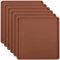 Aulock 6 Pcs Silicone Dehydrator Sheets with Edge, Non-stick Silicone Tray Liner for 14 x 14 Trays, Reusable Dehydrator Mats Square Dryer Mats for Fruits Meat Vegetables Herbs