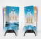 Sticker PS 5 Foot, Autocollant pour PS 5 Foot, Console et Manette, Edition Standard Disque, Skin Marseille PS 5 (2 Manettes)