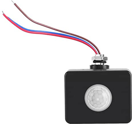 Infrarot-PIR-Bewegungsmelder-Schalter für LED-Flutlicht, IP54 Außen-Bewegungsmelder-Lichtschalter für Nächtliche Sicherheitsbeleuchtung, Ideal für Garten, Haus oder Arbeitsplatz