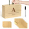 Bemaystar Personalisierte Spardose Sparbox Mit Zahlen-Ankreuzen: Wiederverwendbare Spardose Holz Groß, €5000 Mit Ziel Hilft, Kinder Erwachsene Die Gewohnheit Zum Sparen
