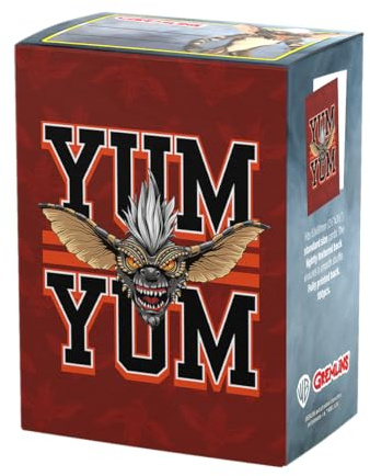 Dragon Shield | Brushed Art Sleeves | Gremlins Stripes | 100 CT - Smooth & Tough Premium TCG Sleeves | Compatible with Pokemon, Flesh & Blood, One Piece & Magic the Gathering