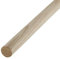 SOTECH Chêne Baguette ronde lisse Ø30 x 1000 mm Baguette ronde en bois pour le bricolage ou comme portemanteau