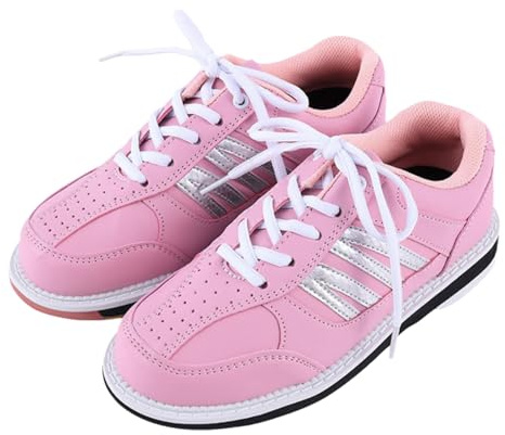 Fooceoute Bowling-Schuhe MäNner,Bowlingschuhe Damen,Bowling Schuhe Jugendliche,Erwachsene Bowlingschuhe,Bequemes Leichtgewicht,Buffer Atmungsaktiv,Unisex,Mit SchnüRsystem,FüR AnfäNger