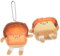 QUMIIRITY 2 Stück Tasche hängende Dekoration Schlüsselanhänger Streichspielzeug Taschenanhänger Halloween Dekoration Halloween Decoration Tüten-Toast-Anhänger Goodie-Bag-Füller PP Baumwolle
