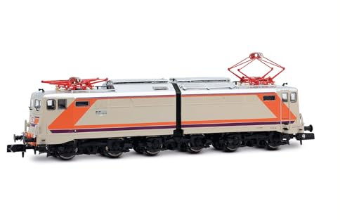 Arnold HN2643S FS, E.646 2a serie Navetta, livrea MDVC, tetto argento, ep. IV-V, con decoder sonoro DCC Locomotiva - Elettrica