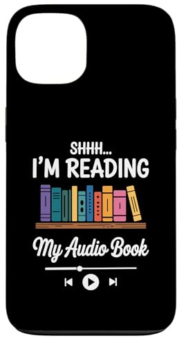 Funny Bookworm Audiobook - Reading My Audiobook Case for iPhone 13