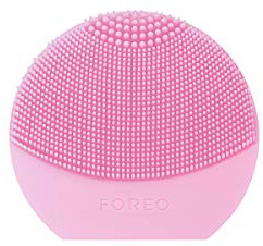 Foreo LUNA play plus Gesichtsreinigungsbürste aus Silikon, Pearl Pink