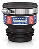 Crassus Steckadapter CSA, TPE / V2A, 1 Stück, 73-85 / 69-75mm, CRA11017