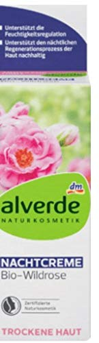 alverde NATURKOSMETIK Nachtcreme Wildrose, 50 ml BIO