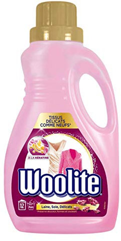 WOOLITE Lot de 2 Lessives Liquide Laine et Soie - 750 ml