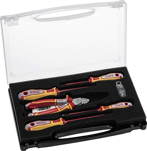 NWS Werkzeugbox VDE 7-tlg. mit Seitenschneider