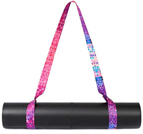 Yogamatte Gurt, Colorful Tragegurt Yoga Mat Harness Strap Sling Verstellbarer Schultergurt Carry Strap für alle Yogamatten Größen (Ohne Matte)