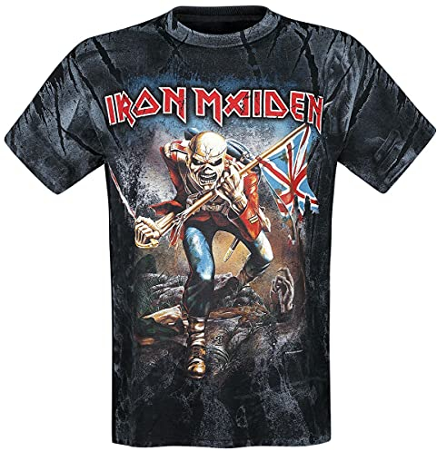 Iron Maiden The Trooper Allover Homme T-Shirt Manches Courtes Allover M