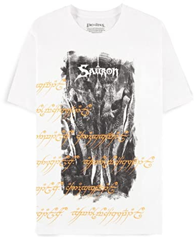 Difuzed Herren Lord of The Rings-Sauron-Homme T-Shirt (XL), blau, One Size
