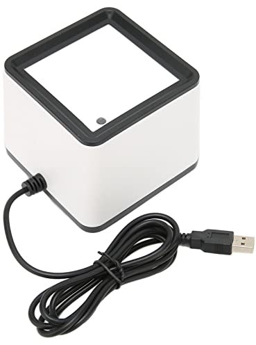 Barcode-Scanner, Desktop-QR-Scanner, Freisprech-USB-Kabel-Barcode-Lesegerät Barcodes vom Handy-Bildschirm