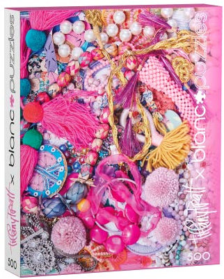 Buffalo Games - Blanc - Tiffany Pratt - Jewelry Jumble - 500 Piece Jigsaw Puzzle