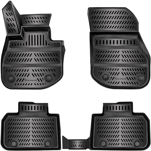ELMASLINE 3D Gummimatten Set für BMW iX1 2022-2025 Hoher 5cm Rand | Zubehör Fußmatten U11