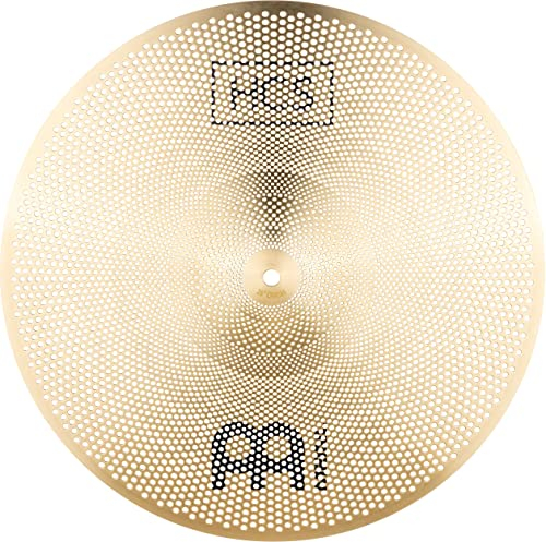 Meinl Cymbals Practice HCS Crash – 16 Zoll (Video) Schlagzeug Becken (40,64cm) mit geringer Lautstärke – Messing – traditionelles Finish (P-HCS16C)
