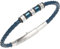 Breil Juwel Sammlung WANDERLUST, ARMBÄNDER aus HERREN in LEATHER AND STEEL Farbe BLAU messen EINZIGARTIG - TJ3370