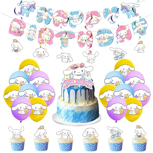 Deko Geburtstag Kindergeburtstag Deko Luftballons Deko Geburtstag Luftballons Torten Topper Geburtstag Girlande Spiral Dekorationen