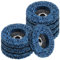 YUENPUN 8 PCS 100mm Strip Discs Stripping Wheel, 4 Inch Rust Removal Wheel, Rust Grinding Wheel Paint Removal Disc for Rust Removal, Paint Removal, Polishing, Angle Grinder Clean