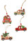 NOLITOY 4stücke Weihnachtsbaum Bunte Dekorative Weihnachtsornamente Für Festliche Dekoration Für Christbaum Kamin Tisch Und