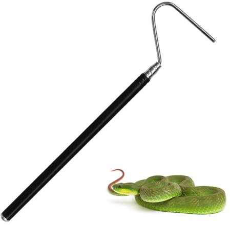 DONGKER Gancio Serpente,102cm/40 Ganci Serpenti Estensibile in Acciaio Inox per Catturare Rettili Controllo in Movimento