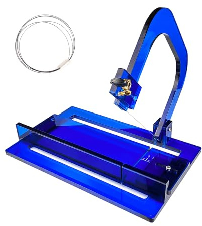Adjustable Loaf Soap Cutter Acrylic Box Tool Wire For Handmade Soap Cutting Slicer Multifunction Cutting Beveler Planer Supplies Soap Cutters For Soap Making Adjustable