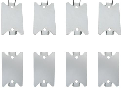 HAJXZH 20PCS Nail Plates 1.5 x 2.5 Inch Cable Wire Protector Plate Steel Electrical Nail Plates For Protecting Cables and Wires