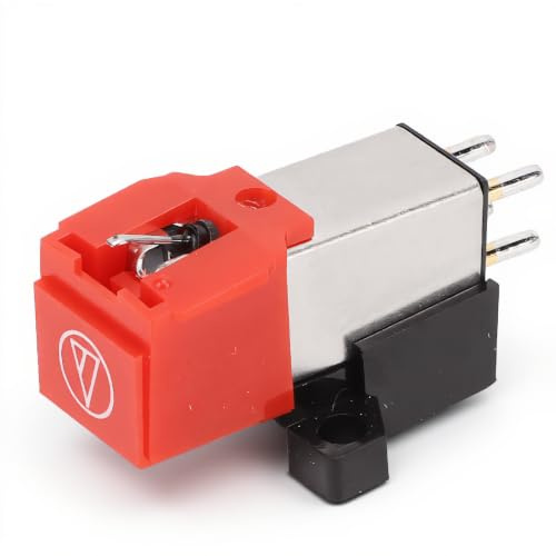 Dual Moving Magnet Phono Cartridge AT91R with Aluminum Cantilever, Double V Magnet Design, 20-20000Hz Frequency Range