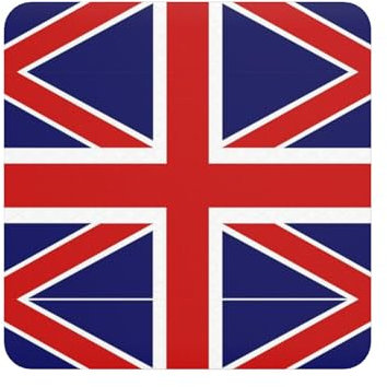 Runde weiche magnetische Kühlschrankmagnete mit englischer Flagge, entworfen mit einzigartigen Mustern und perfekten Materialien