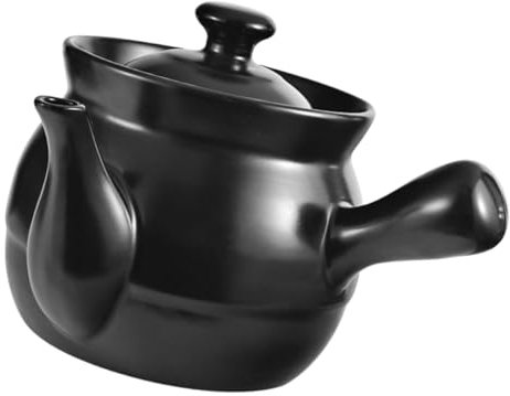 OKUMEYR Olla Para Medicina De Cerámica Retro Antiadherente Para Cocinar Hierbas y Sopa Resistente Al Calor Uso Doméstico