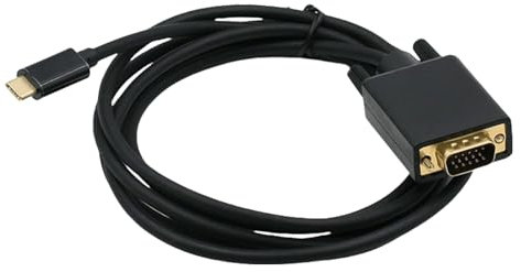 FackLOxc Cable USB VGA Cable Adaptador USB Tipo VGA Cable Convertidor Adaptador Macho USB VGA Macho