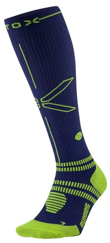 STOX Energy Socks Laufsocken Herren, Kompressionsstrümpfe Running | Kompressionssocken Klasse 2 Laufen, Compression Socks Men, Stützstrümpfe, Kniestrümpfe, Socken Sport, Anti-Blasen, Nahtlos
