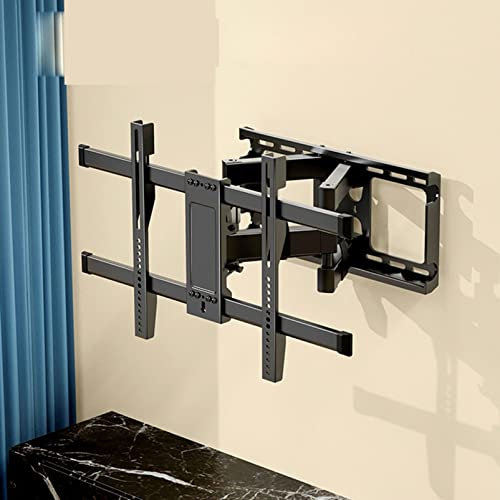 MYUYEE TV Wall Mount Swivel and Tilt - TV Mount Bracket with Articulating Dual Arms for Most 45-75 Inch Flat Screen TV Max 600x400mm 100Lbs,
